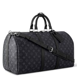 Luxury Designer  Keepall Bandouliere 50 Duffle Bag - Image 4