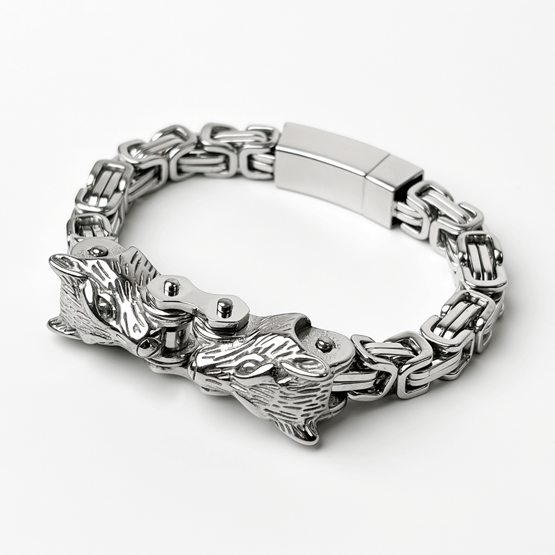 ALPHA WOLF – SIGNATURE LINK BRACELET - Image 8