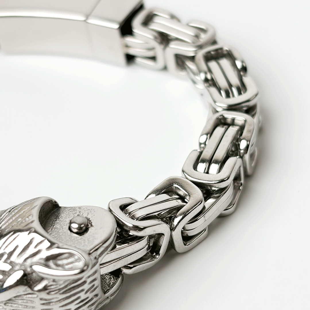 ALPHA WOLF – SIGNATURE LINK BRACELET - Image 9